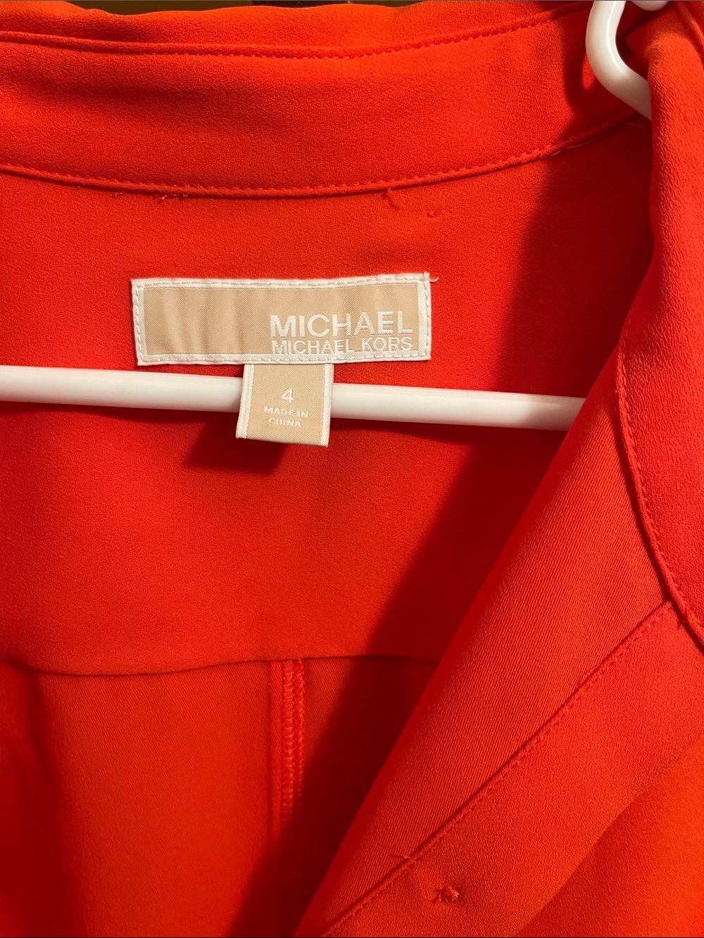 MICHAEL Michael Kors Bright Orange Blazer